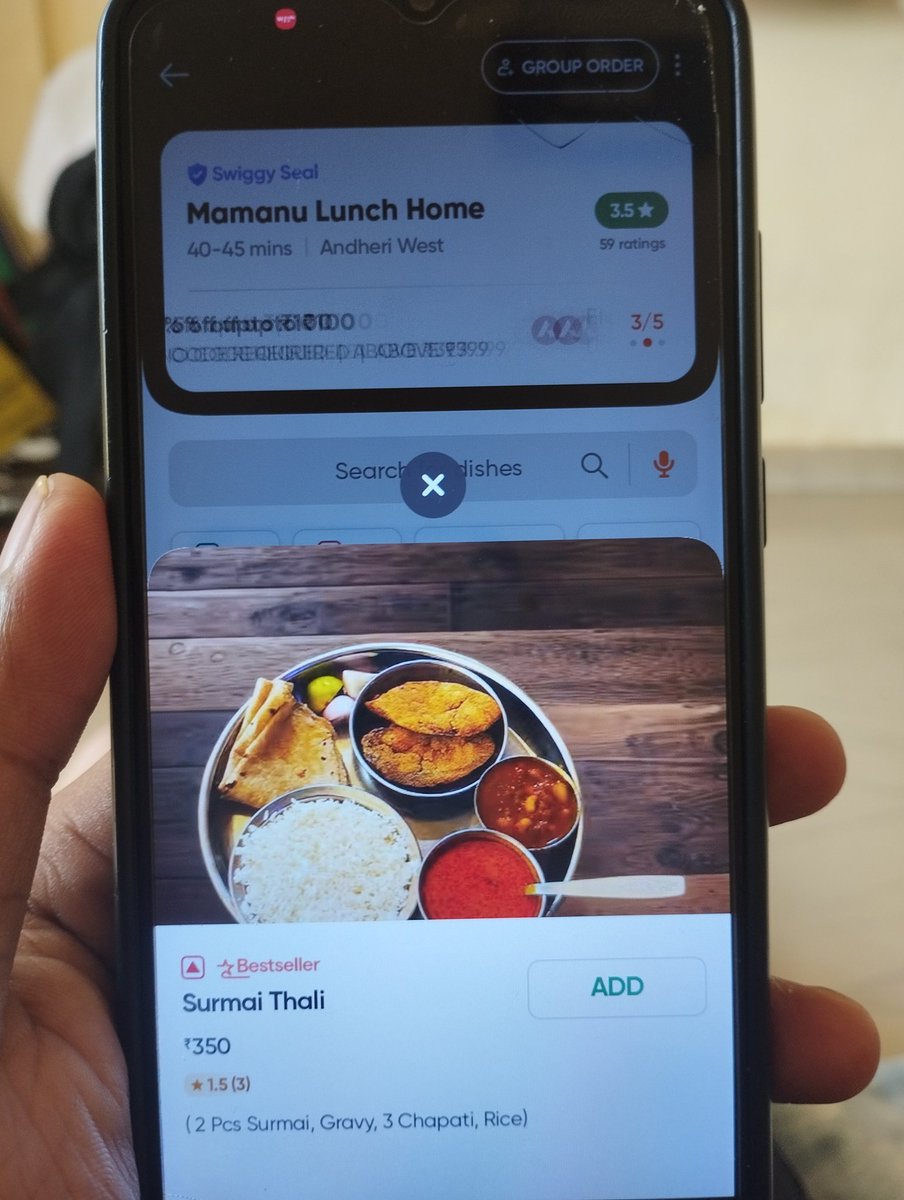 Rohitronic's tweet photo. @SwiggyCares @Swiggy Displayed 5 items, received 3 items and when complained to ur customer care the restaurant stopped receiving calls. Paid 330 but refund initiated ₹83 only https://t.co/D6E0GXaNDl