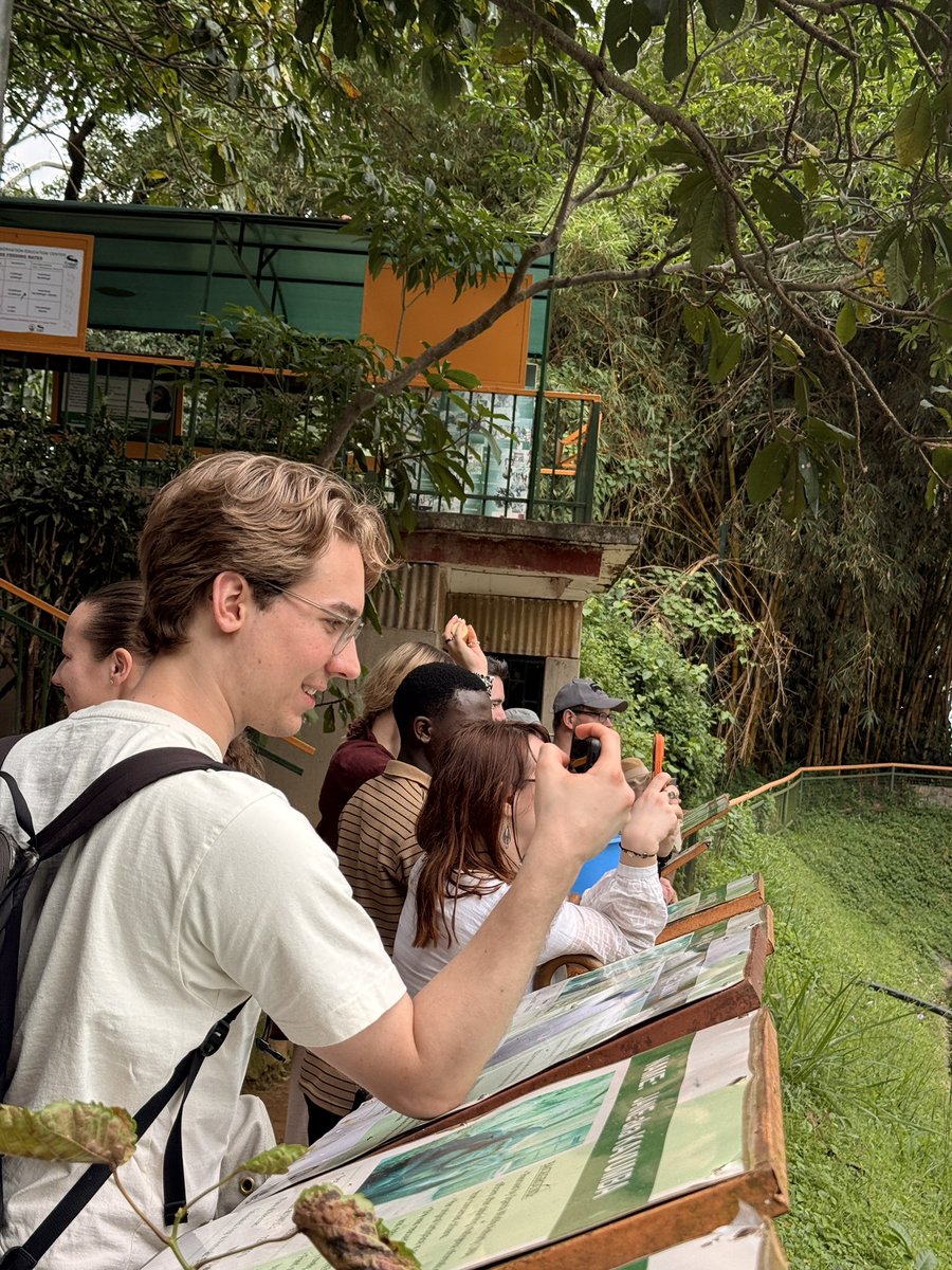 RotaractUGTrip's tweet photo. On Day 2, We visited the Uganda Wildlife Education Centre, seeing wildlife, learning about habitat protection, animal rescue, and the role education plays in preserving biodiversity.

We later made a stop at the Uganda Equator Line, standing in both hemispheres at once, and appreciating just how uniquely positioned Uganda is on the world map. 🌍🇺🇬
#RotaractUgandaTrip
#ExploreUganda