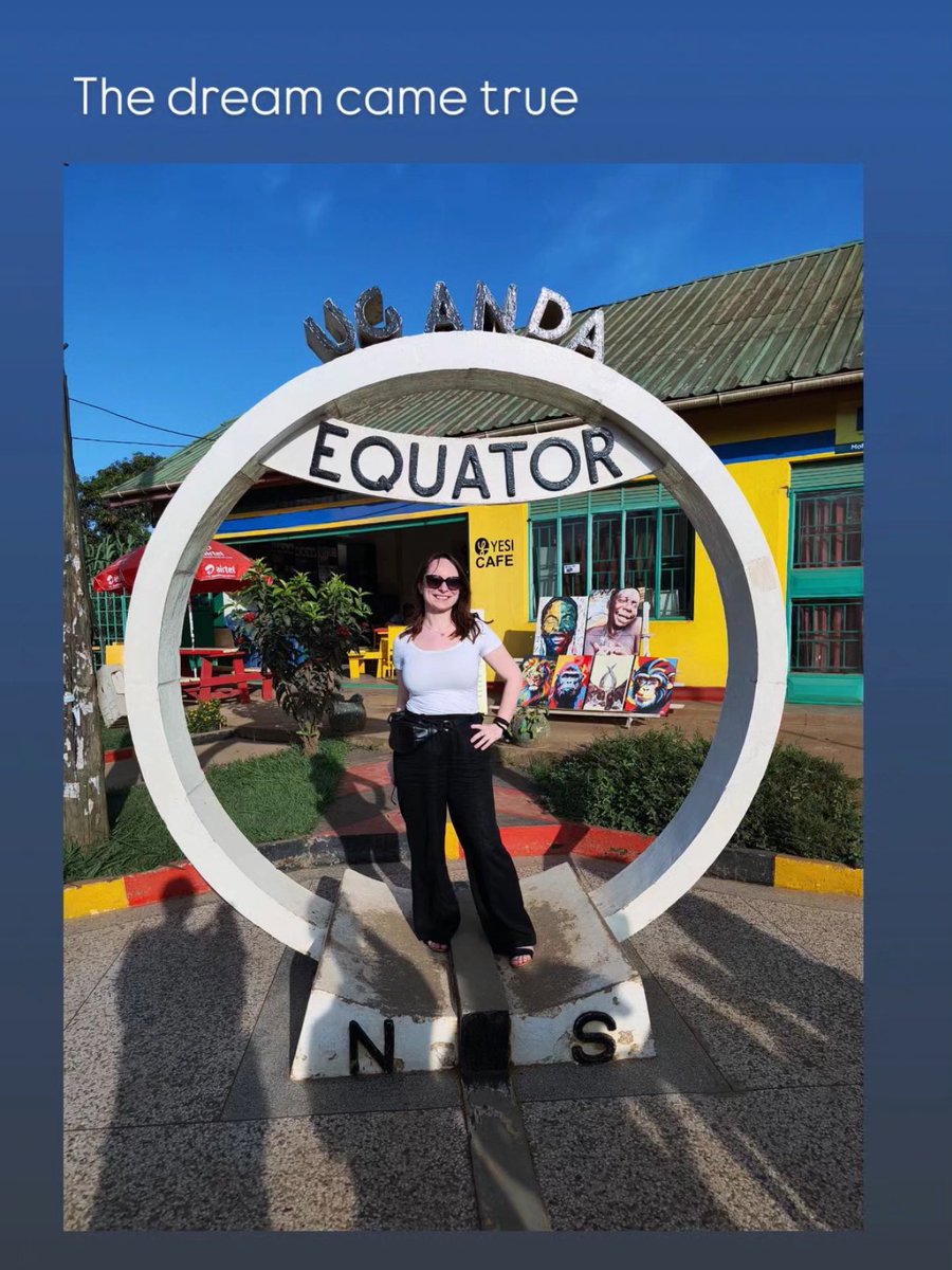 RotaractUGTrip's tweet photo. On Day 2, We visited the Uganda Wildlife Education Centre, seeing wildlife, learning about habitat protection, animal rescue, and the role education plays in preserving biodiversity.

We later made a stop at the Uganda Equator Line, standing in both hemispheres at once, and appreciating just how uniquely positioned Uganda is on the world map. 🌍🇺🇬
#RotaractUgandaTrip
#ExploreUganda