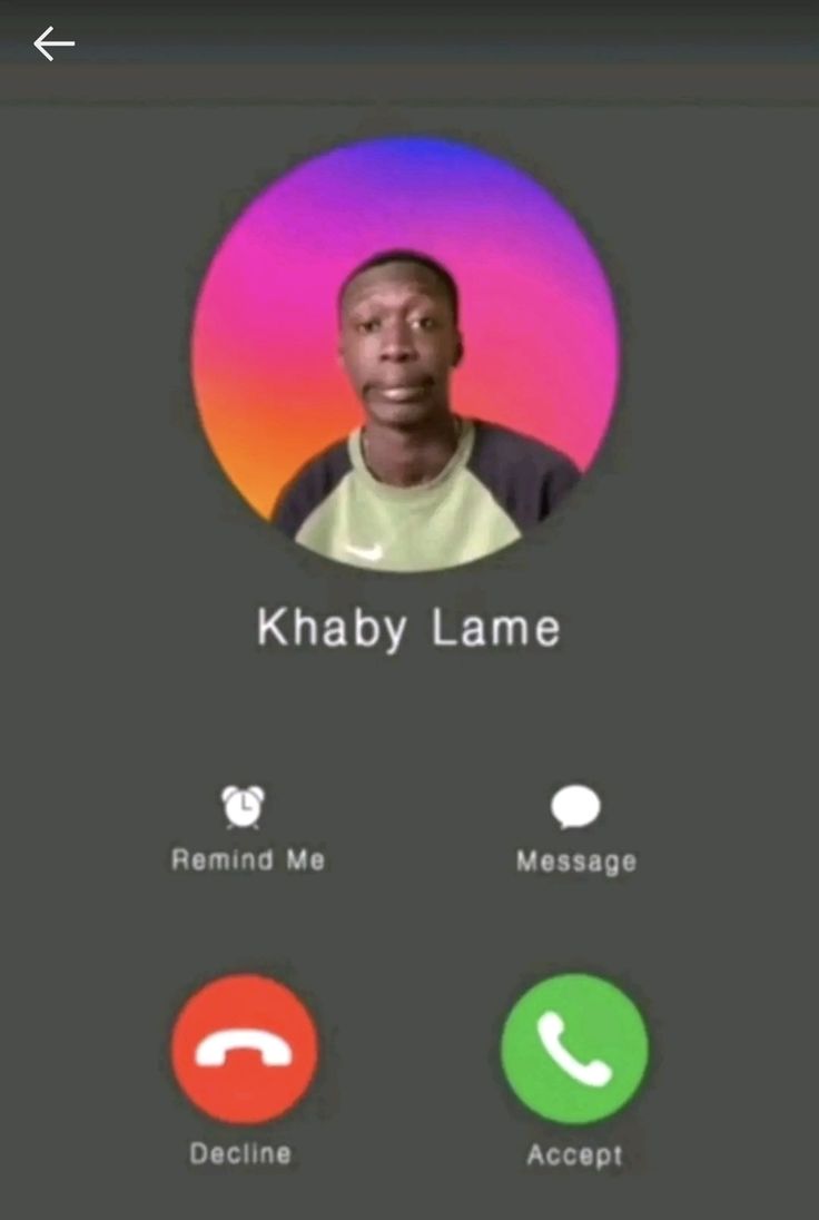 Why did Khaby Lame call me?