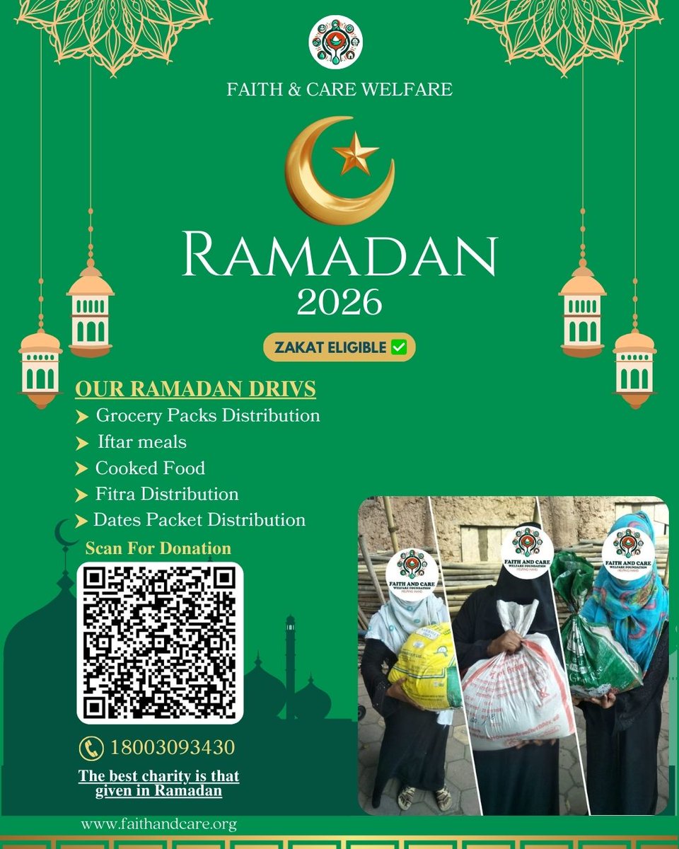 Day 1 #Ramadan update -
Zakat Eligible ✅️

Rcvd funds for 22Kits for Day 1 till now.
Need 12K more(8 kits) for Day 1.

Daily Target to distribute - 30 Kits.
Total Monthly Target -  750 Kits.

Distribution of Kits will start from 18th Feb.

#ramadankareem