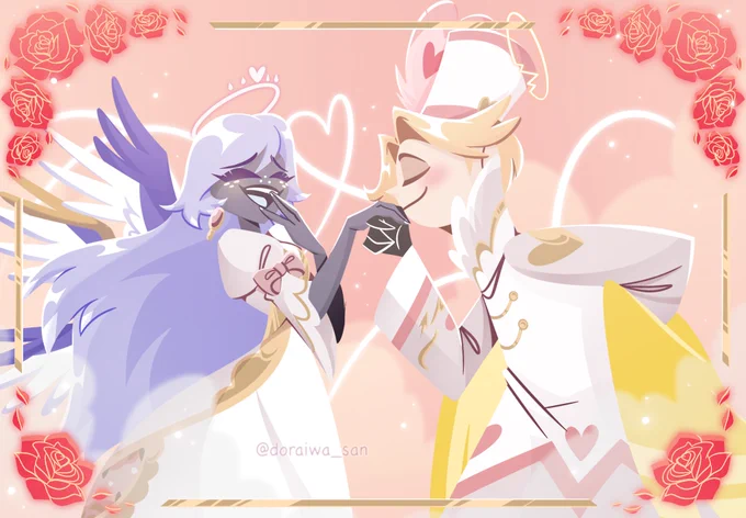 Happy Valentine's Day #serapherd #HazbinHotelAbel #HazbinHotelEmily