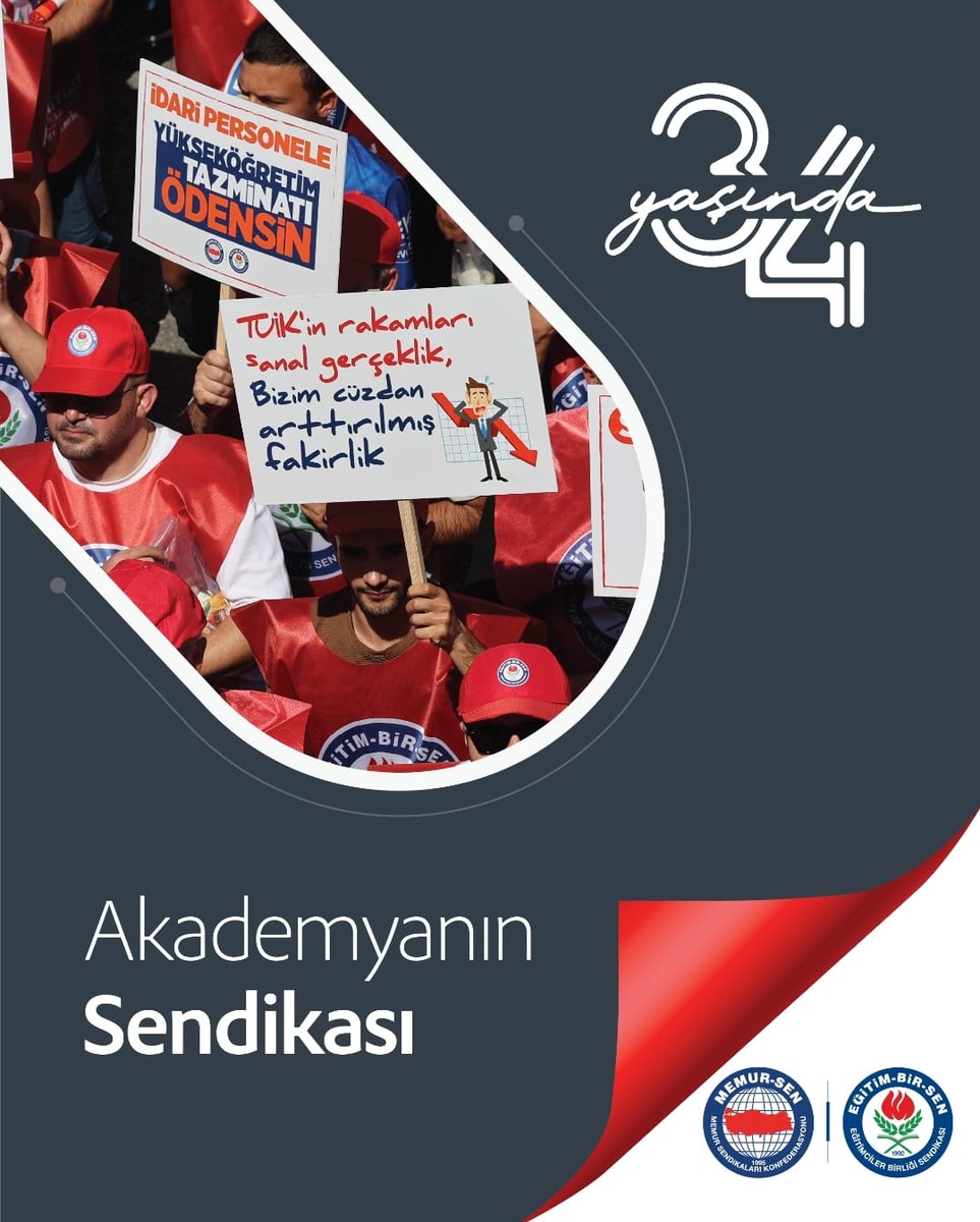 #EğitimBirSen34Yaşında