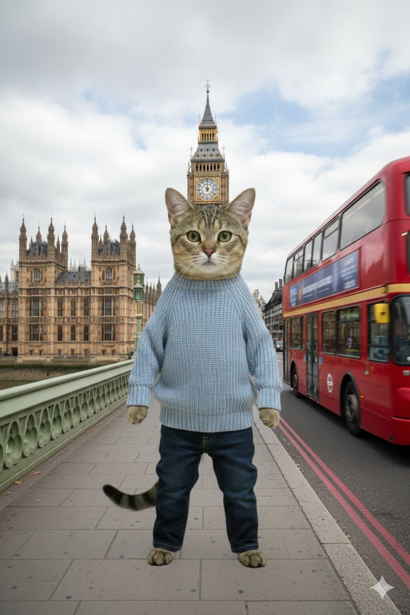 AnneLiverpool's tweet image. ロンドンのウェストミンスター橋で記念撮影している圭佑😺