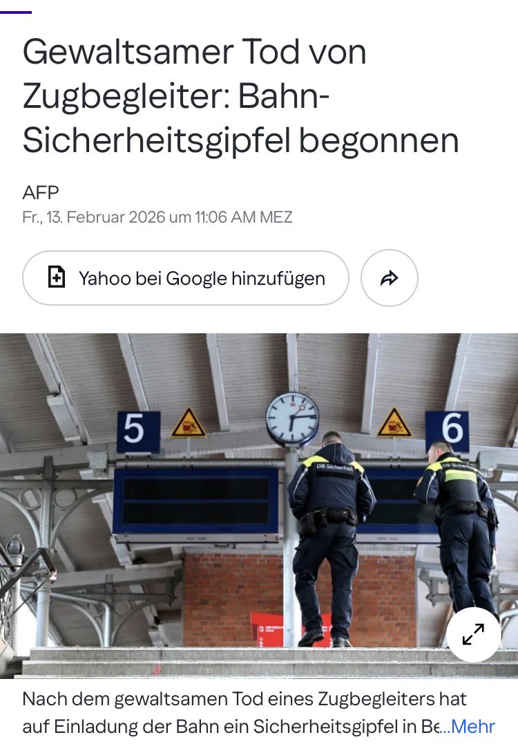 Was für ein Witz 😩

Das geht seit Jahren so, 
wie viele Mitarbeiter sind schwer verletzt oder sogar tot ?!

Es gibt nur einen Weg, wer eine Straftat begeht, wird sofort abgeschoben !!!!!

SOFORT….
 
Die Regierungen, auch Österreich,
sattelt ein Pferd, 
aber keiner kann reiten!