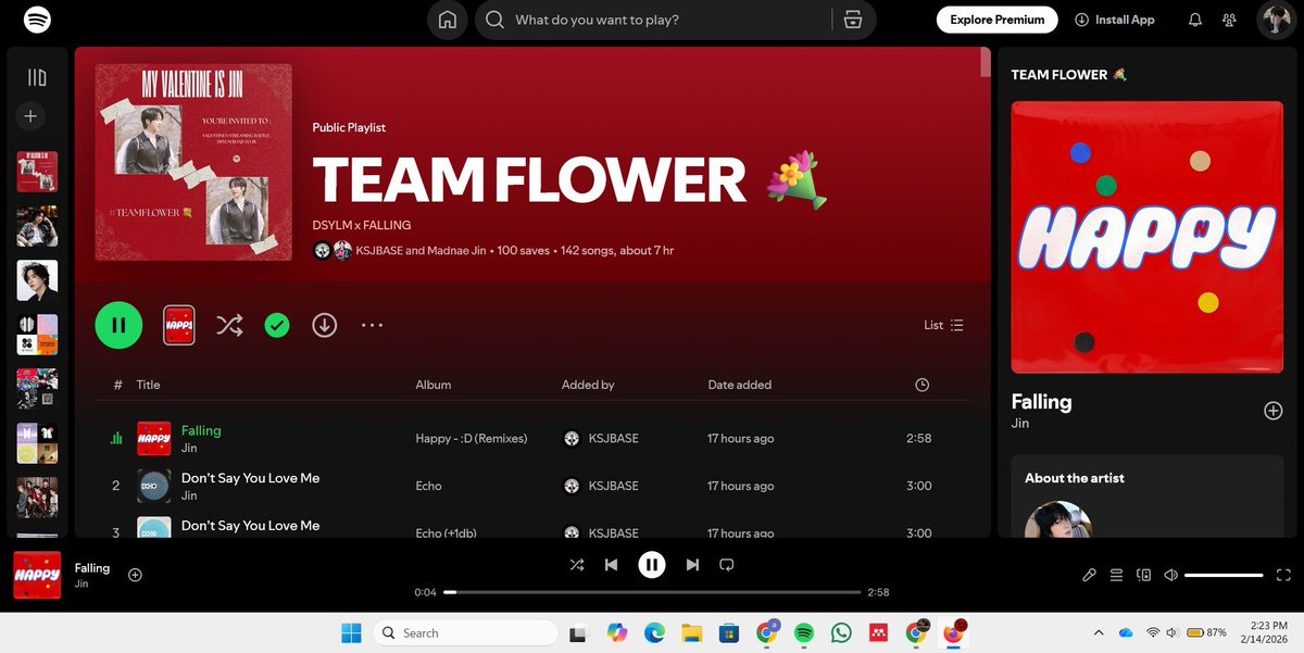 gguik's tweet photo. @KSJBASE yukk ikutaaan @heyoonjinel
@fbrlyaKimJeon @littlejinnie92
ss dari siang hehe baru up
MY VALENTINE IS JIN
#TEAMFLOWER💐
#LoveNotesForJin
#DSYLMto1B https://t.co/2DM5eZj9e7