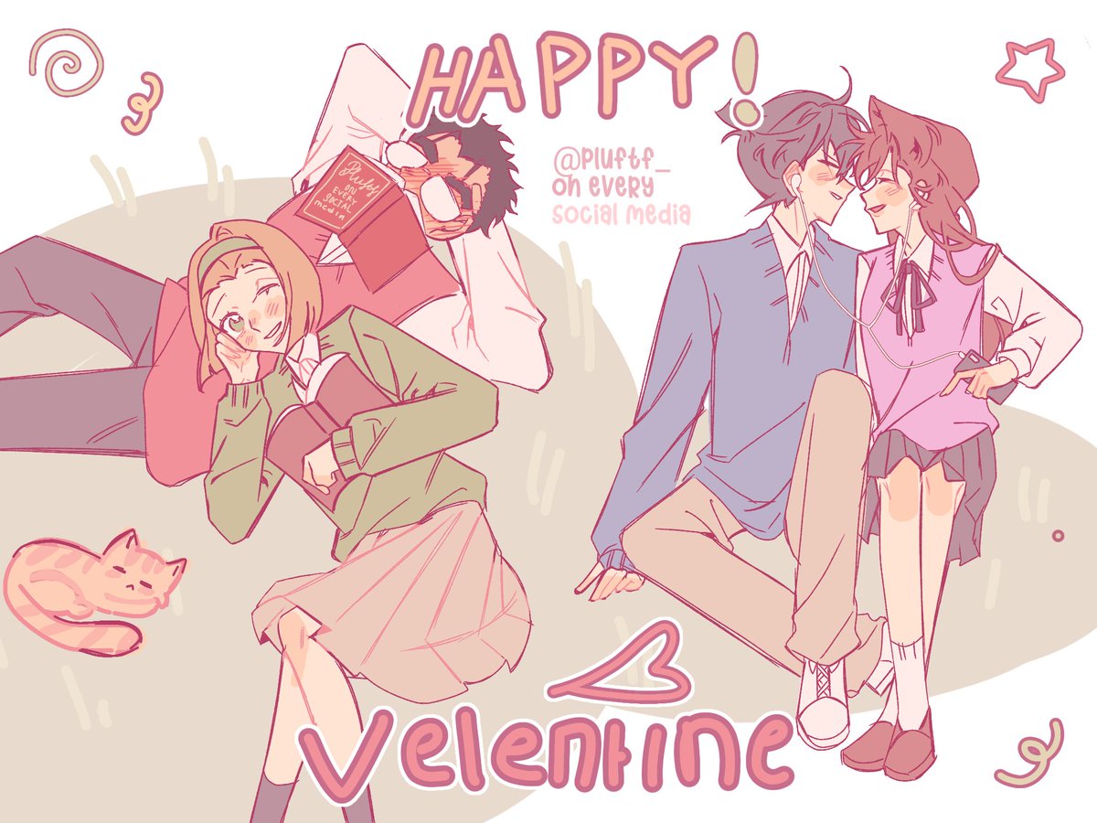 Happy valentine conanian ! (⁠｡⁠ﾉ⁠ω⁠＼⁠｡⁠) late post #DetectiveConan