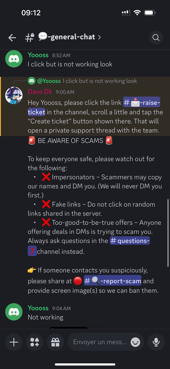 yooss87's tweet photo. @qlabsofficial Stop sending people to Discord, you're hurting them! You talk about quantum security and you can't even protect a simple Discord server!!!!! https://t.co/BzTXpRsAHv