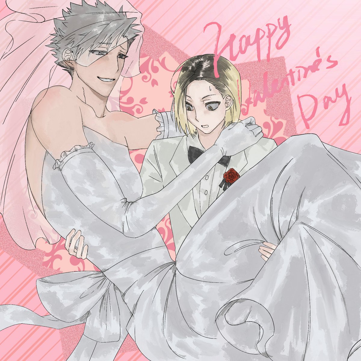 情人节快乐～💝
#研黑 #kenkuro #研クロ