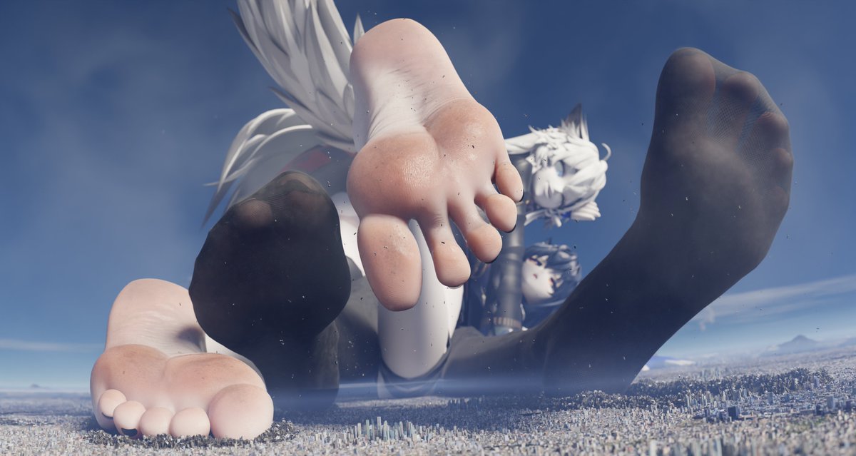 ⬜️🐺⬛️🐺
#giantess #Lappland #Texas #Arknights