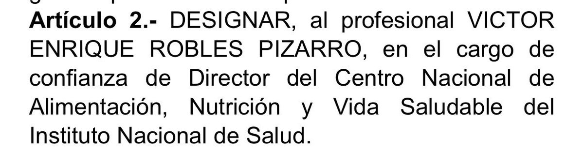 JessicaHuaman_'s tweet photo. Presidente @josejeriore, desplazar a un nutricionista de la dirección del Centro Nacional de Alimentación, Nutrición y Vida Saludable para poner a un médico no es un cambio neutro.

Esta instancia especializada en Alimentación y Nutrición, requiere una dirección nutricionista para formular lineamientos, normas y documentos técnicos especializados. No es un cargo administrativo cualquiera: es conducción técnica.

¿Se está debilitando deliberadamente la rectoría en nutrición?