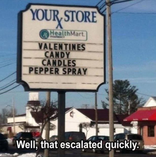 Happy Valentine’s Day to those who celebrate… 💗😂🤪