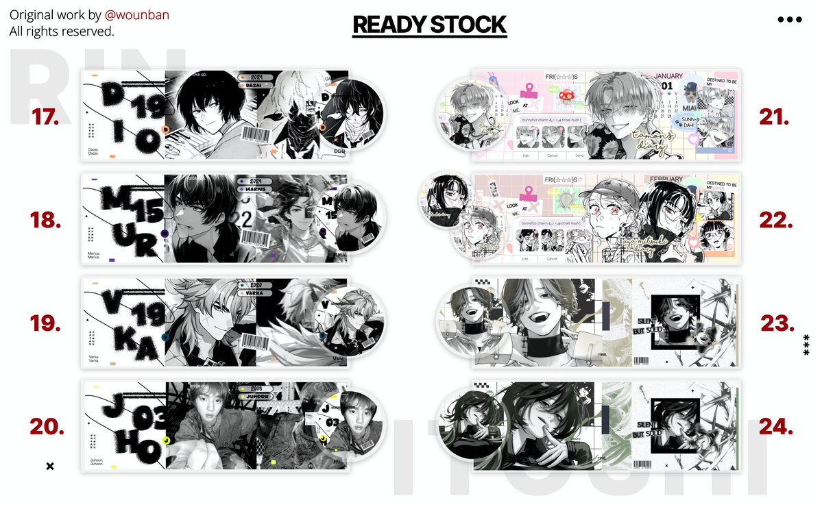 wounban's tweet image. Help retweet guys! Thank you ✨

Special Batch Sale 🔥
Layout ready stock 2D &amp;amp; 3D
(anime, genshin, wuwa, hsr, ToT, zzz, gg, bg)

Take 3 layout → -5K
Take 6 layout → -10K

Only for first 40 layouts
siapa cepat dia dapat 🥳

#zonauang #zonajajan