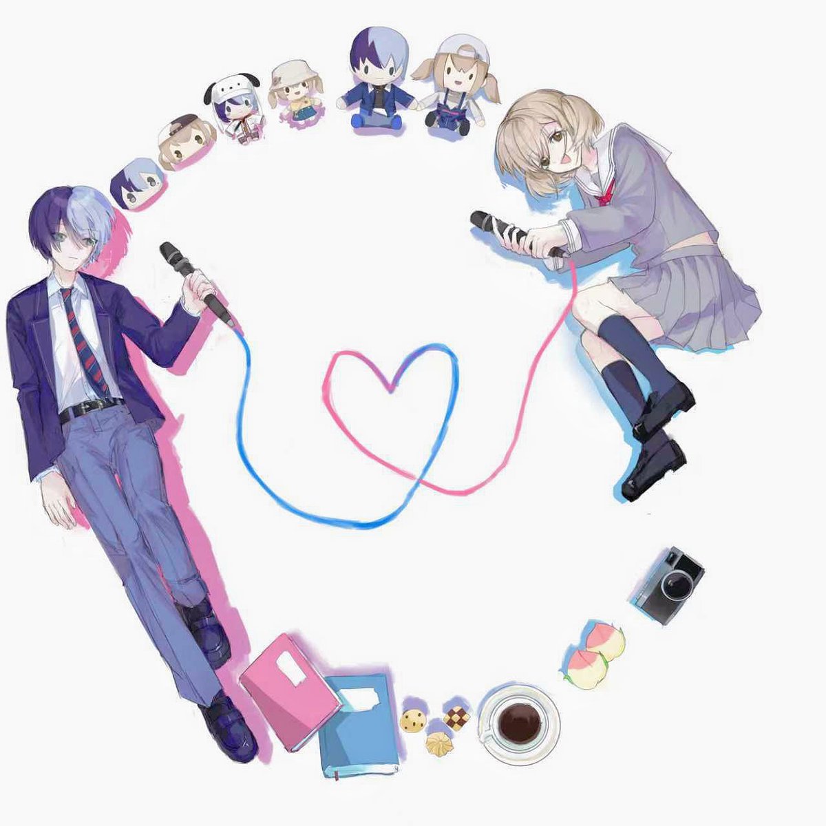 #prsk_fa #冬こは Happy Valentine's Day