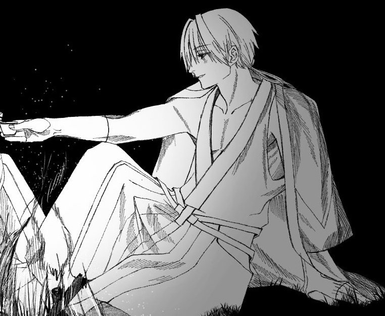 原田さんが酒飲んでいる絵、前にも描いてたな