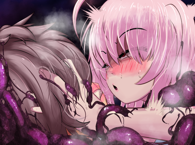 サキュラプMODの【ルーバー】のフラッタナイズ差分を描いてみましたよ__🖊🎃

口窄め吸い付きキッスはちゅ～どくになりそうですねっ

#サキュラプ 