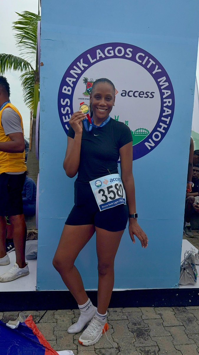 ruffydfire's tweet image. Congratulations Femi on your Lagos Marathon 10k race!