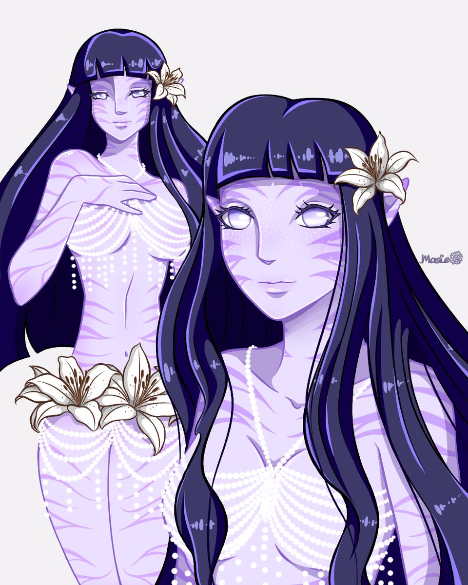 Lily na’vi, Hinata🦪💜 #HinataHyuuga #avatar #naruto