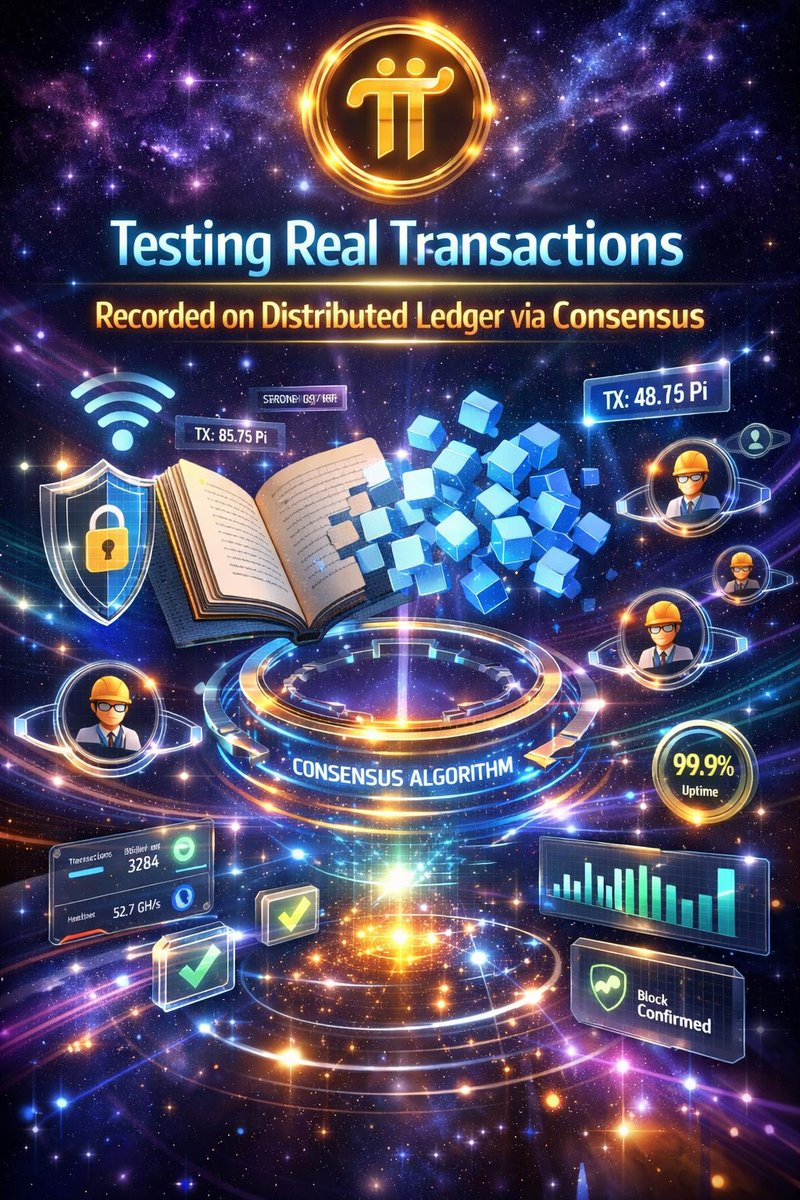 drnicolas_'s tweet photo. 🚀 Testing Real Transactions on the network ⚡

Transactions are being recorded on a distributed ledger through consensus to ensure 🛡️ security, 🔄 reliability, and ⚡ fast confirmation.
✅ Real transaction testing
📊 Network performance monitoring
🌐 Building toward scalable global adoption

🎥 Watch the full video on YouTube:
👉   https://t.co/zfdbPzx551

🚀💜🔁