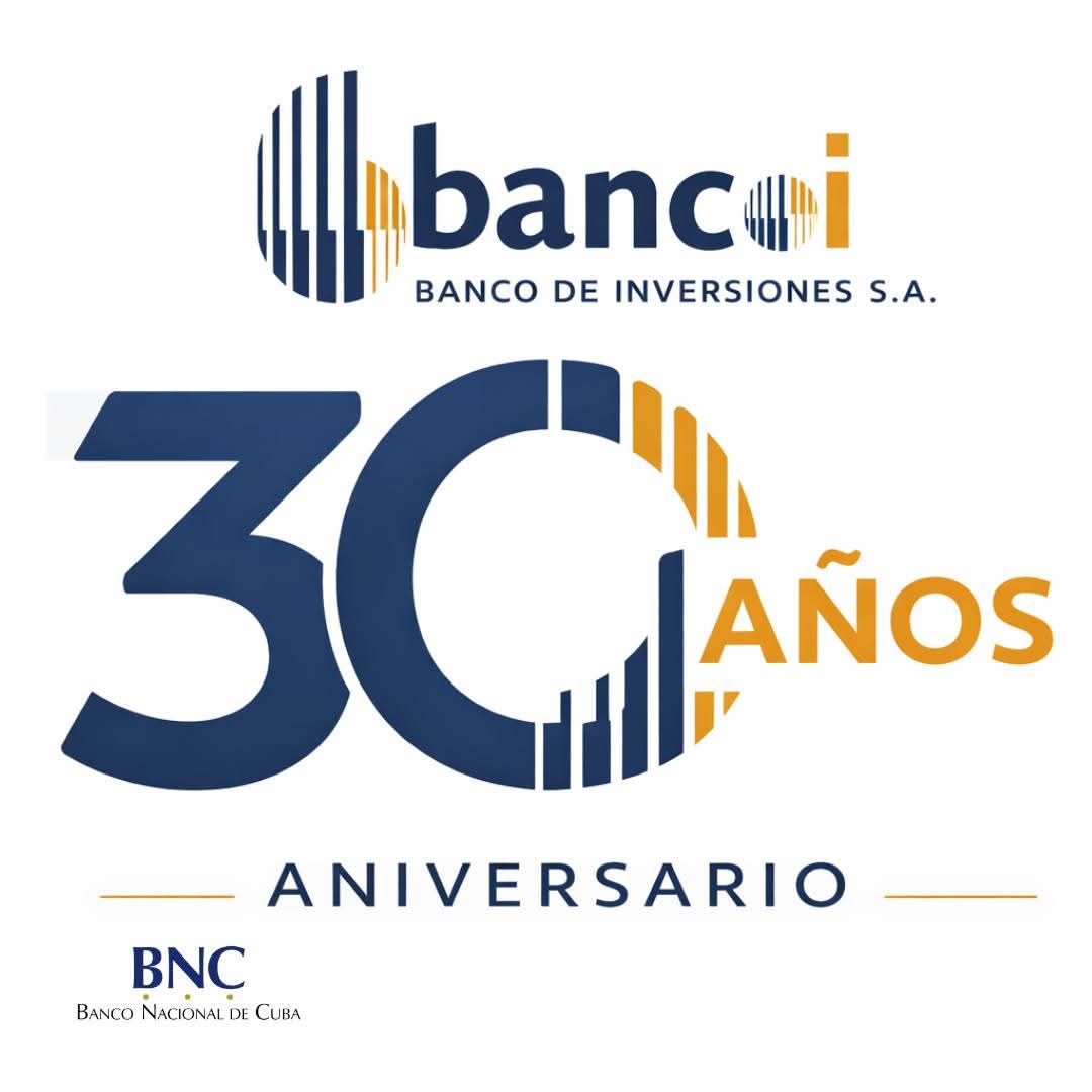 Desde el Banco Nacional de Cuba felicitamos al Banco de Inversiones S.A. (Bancoi) por su 30° aniversario.
👏 Enhorabuena a directivos y colaboradores por tres décadas de éxito. Celebramos sus logros y deseamos un futuro próspero.
#bnccuba #30Aniversario #Bancoi