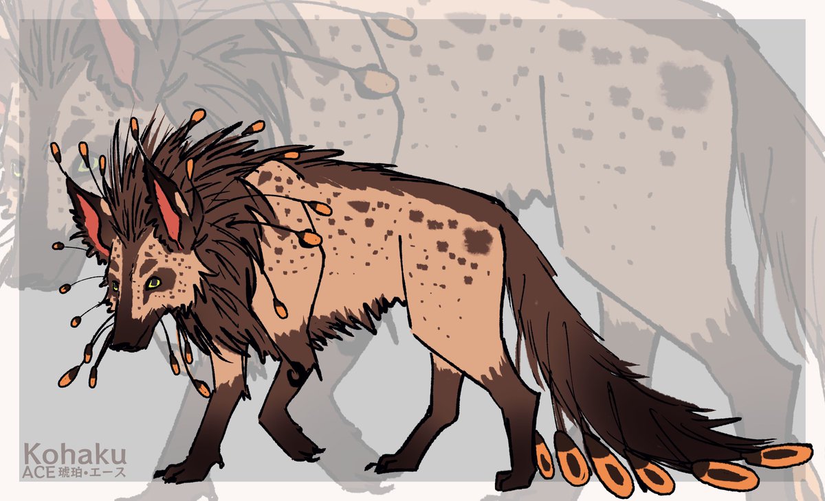 Another creature. I really gotta start naming them...🤔
🌏 #CreatureDesign