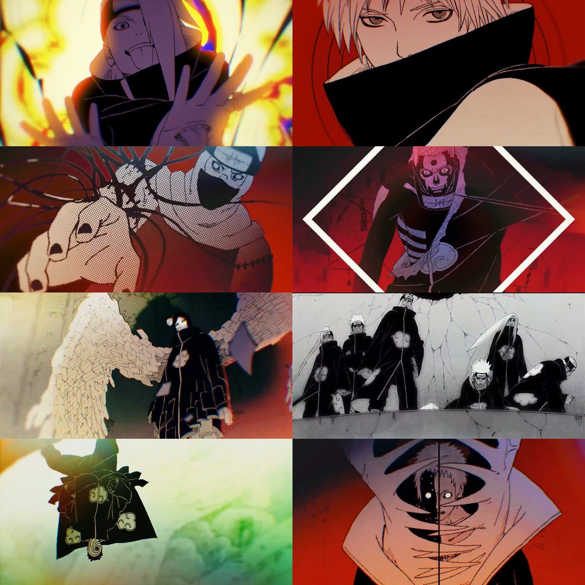 NARUTOアニメ20周年記念暁PVいつ見てもカッコ良すぎて何回も見てしまう