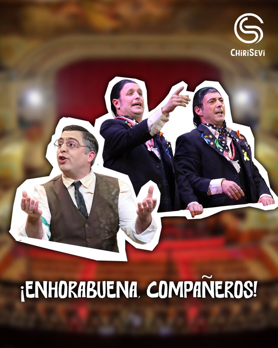 Enhorabuena a nuestros queridos amigos de la <a href="/ChirigotaBizc8/">la CHIRIGOTA del BIZCOCHO</a> y la <a href="/AlcalaComparsa/">La Comparsa de Alcalá</a> por sus respectivos premios en el COAC 2026.

Un orgullo que nuestros paisanos hayan podido cumplir el sueño de todo carnavalero sevillano ❤️