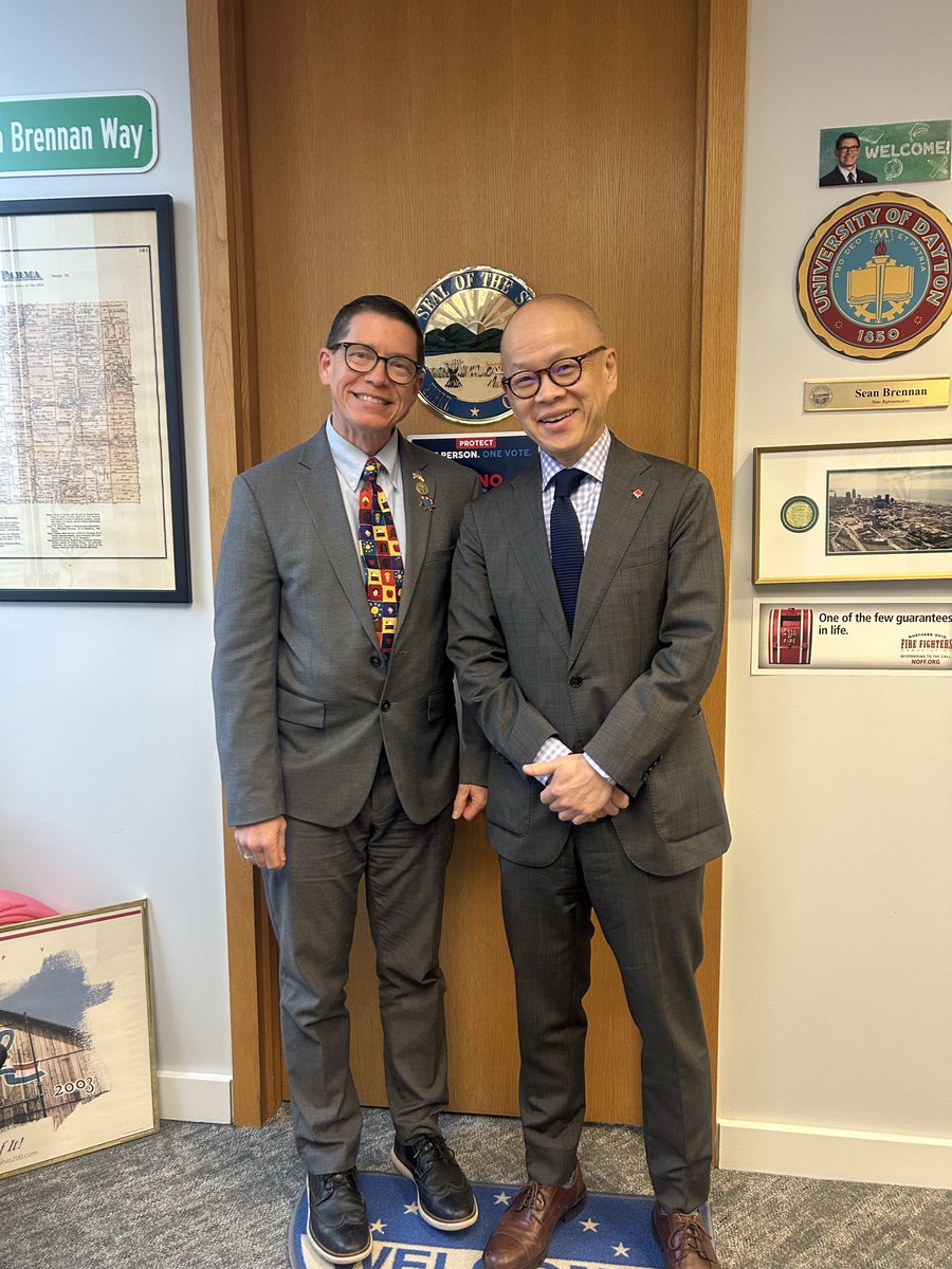 This week I met with my friend Bin Lau who represents the Province of Alberta Consulate General of Canada. 

The U.S.A. and Canada land border is the longest and most peaceful in the world.

In 2024, Ohio exported about $19.9 billion in goods to Canada, which was approximately