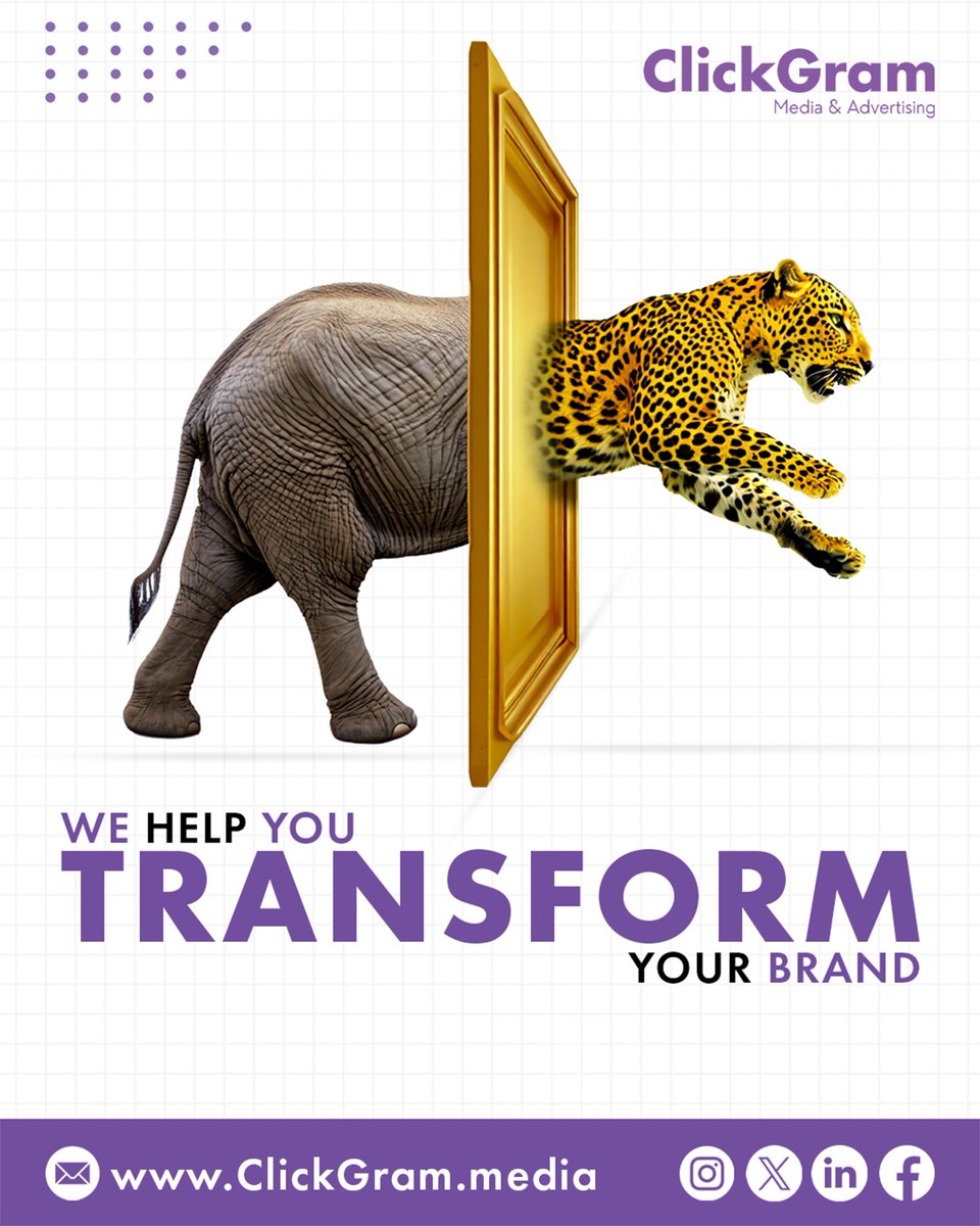 Clickgram_media's tweet photo. Marketing nahi toh business slow motion me. 🚫📉
Digital marketing karo, brand ko growth mode me dalo. 🚀💜
Let’s transform your business.
.
.
.
.
#ClickGramMedia
#DigitalMarketing
#BusinessGrowth
#BrandBuilding
#GrowOnline
#MarketingAgency
#StartupIndia
#LeadGeneration
#SEO https://t.co/v9SeUYKNck