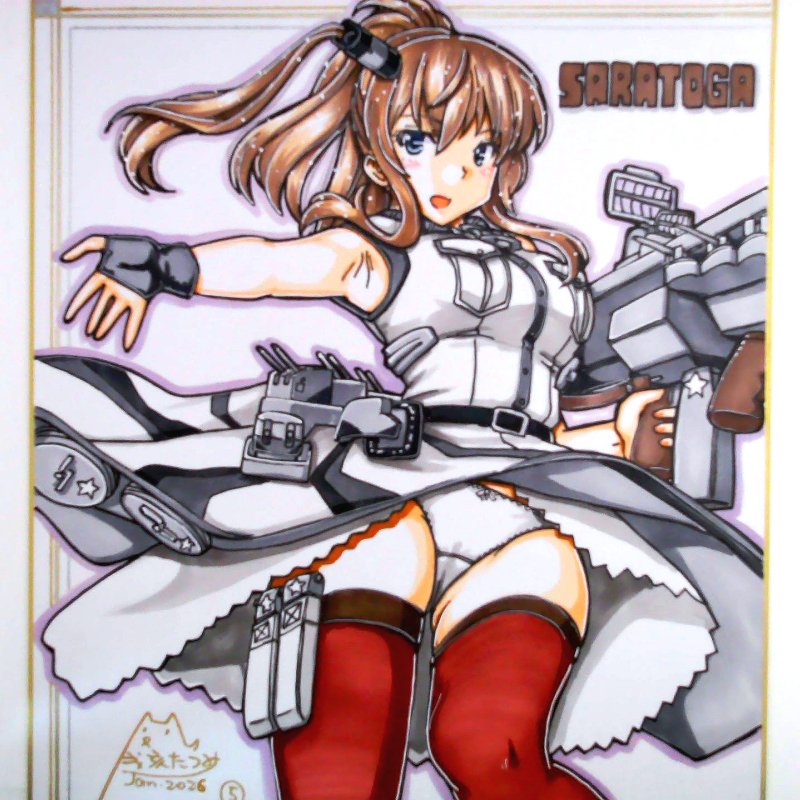 【2026/02/14 22:40】BOOTHに色紙3点出品しました
https://t.co/m60QcIrh5f

サラトガバニーラストです(追加作成要望がありましたらここにコメントください) 