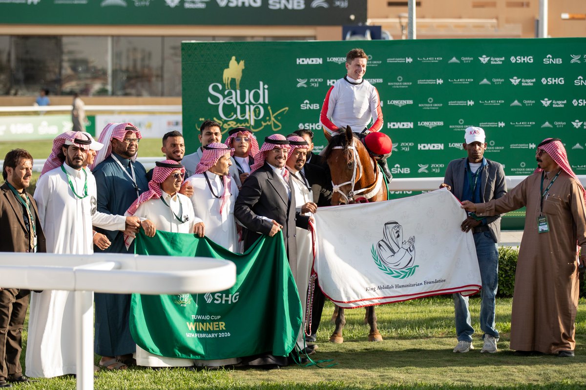 الحفل ( 70 )
نتيجة الشوط ( 3 )
كأس طويق 🤩🏆

• الفائز : مايكل سكوفيلد
• الاب : TIZ THE LAW
• الام : COZZE UP LADY
• المالك : ابناء الملك عبدالله بن عبدالعزيز
• تدريب : سعد الجنيدي
• قيادة الخيال : اوشن ميرفي
• مسافة الشوط : 1800م
• الزمن : 1:52:67

#موجز_الفروسية