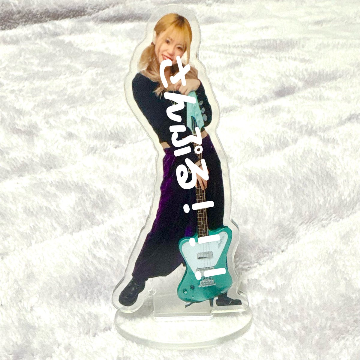 各グッズのお写真はこんなかんじ！ アクスタは10cmくらい🙆‍♀️ とぎ