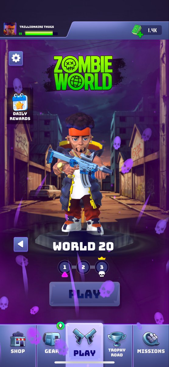 The First Frame is my new account and the second is my old Account, I've decided to login and Finish level 20 on my old account once and for all. Zombie World proving you can have👇  🎮 Fun gameplay <a href="/TThugsNFT/">Trillionaire Thugs NFT</a>  🔥 Strong community
It's still early… that’s the opportunity.