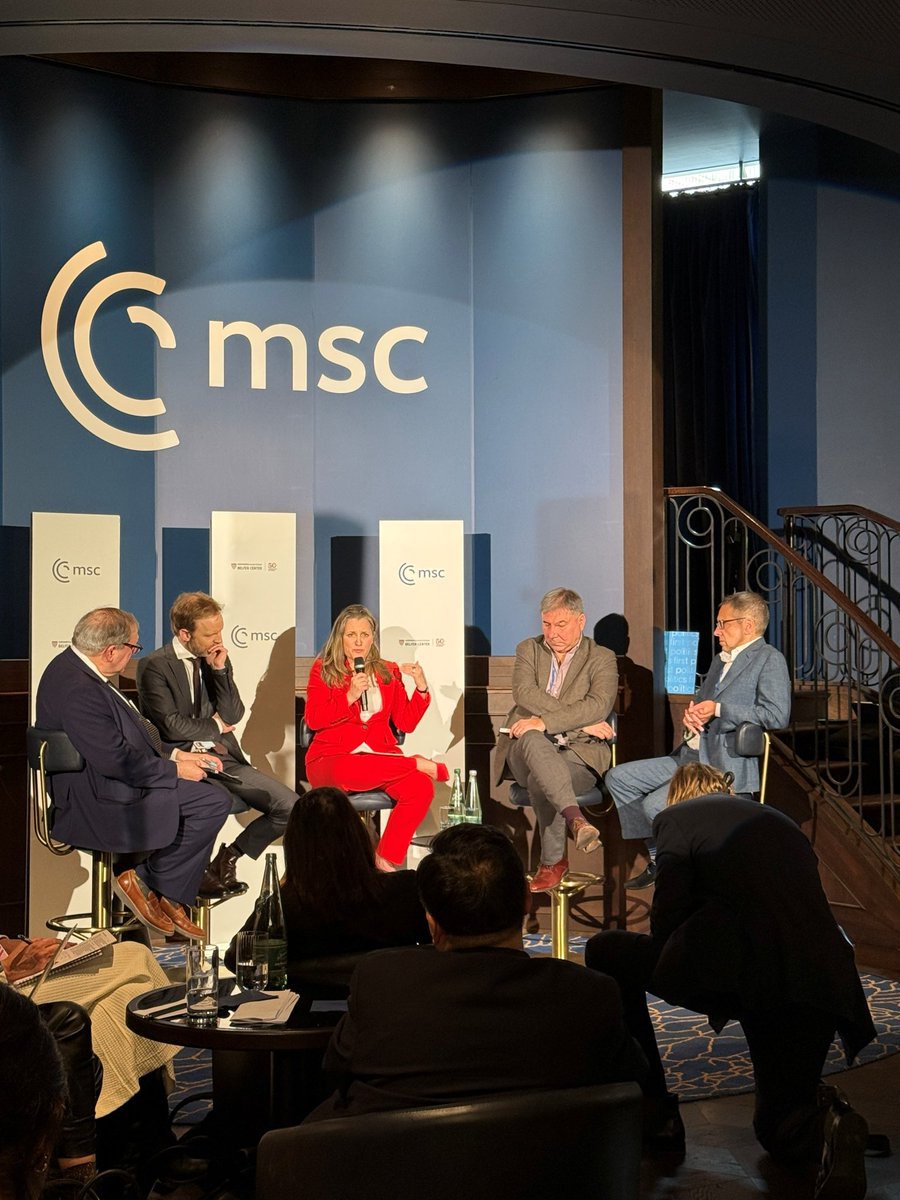 Chrystia Freeland tweet media