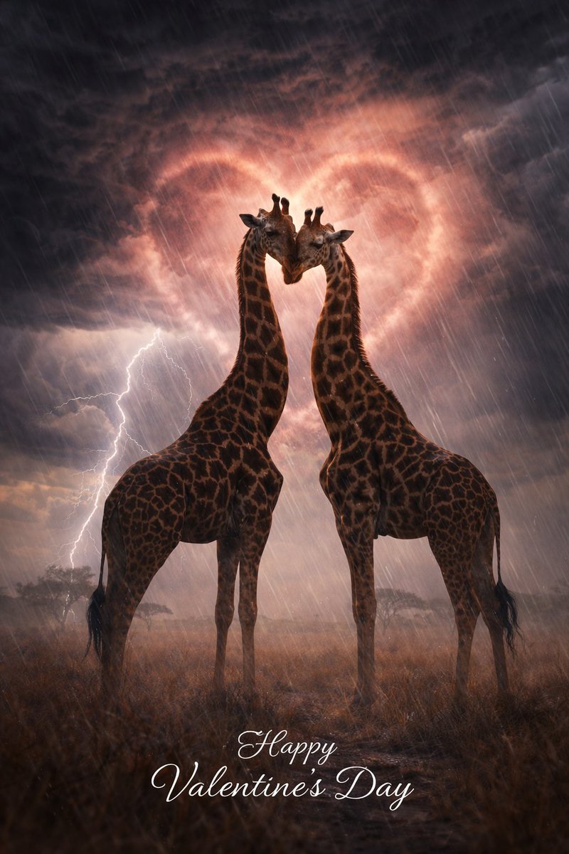 stormgiraffes's tweet photo. Happy Valentine's Day 🦒💗 https://t.co/GoiW3Rh7Rv