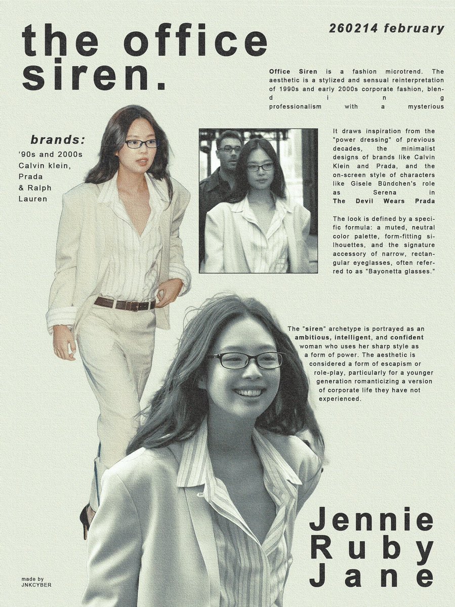 jennie for calvin klein moodboard ★