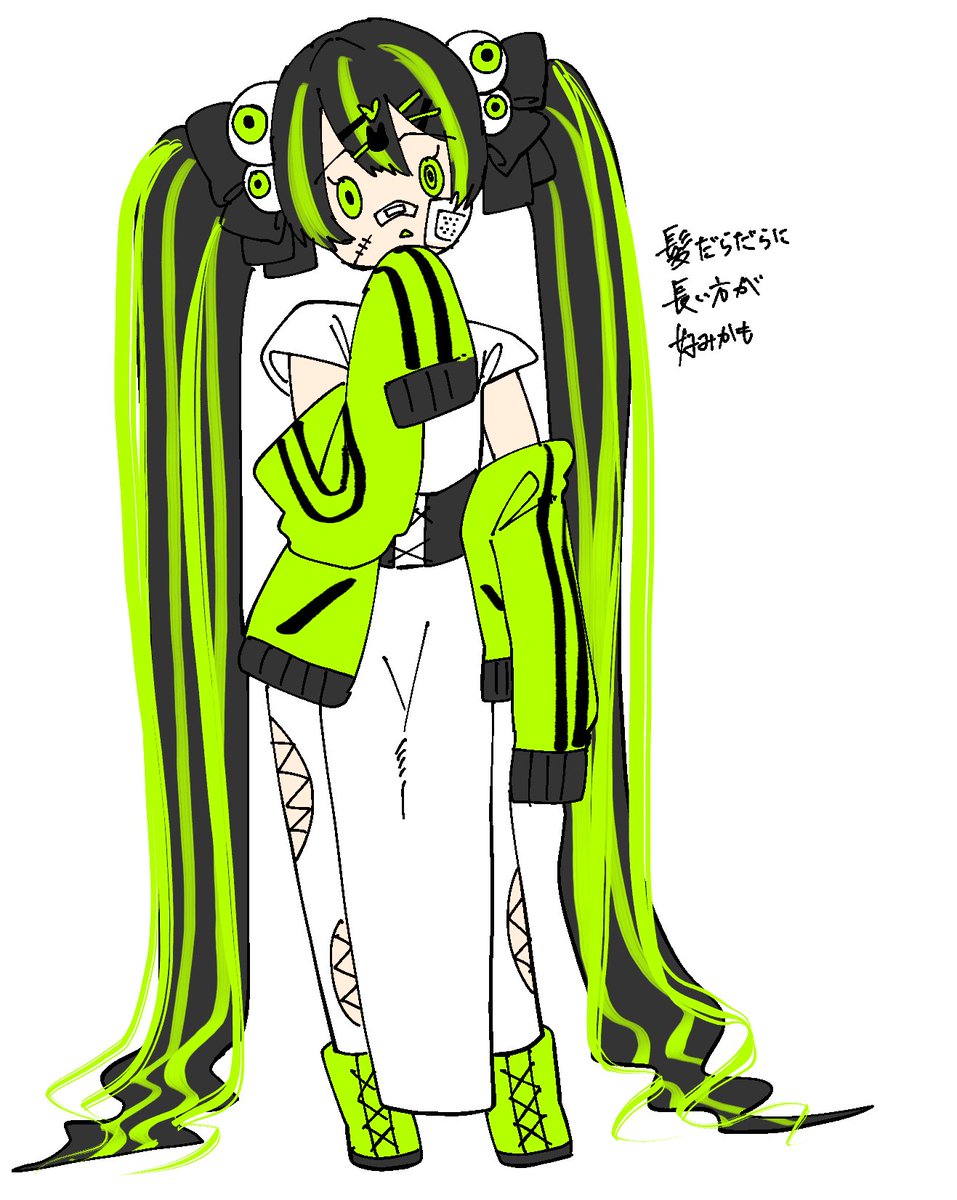 #ジャージチャイナゾンビちゃん
髪の毛伸ばした