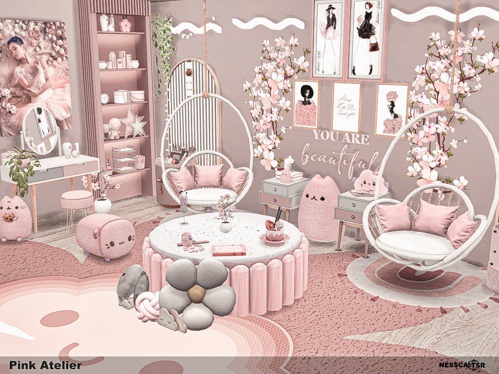 Nesscasims's tweet photo. Happy Valentine's Day❤️Pink Atelier -CC Room✨@TheSimsResource 
#ts4cc #ShowUsYourBuilds #Sims4Cc #s4cc #Sims4 #simscreations @simsshare @some_simlish @simmersdigest @SimsCreatorsCom
@SimJammers #simsdesign @simsfederation
#thesims4 #thesims4cc #withCC #simstagram https://t.co/pmS7EZ7VOd