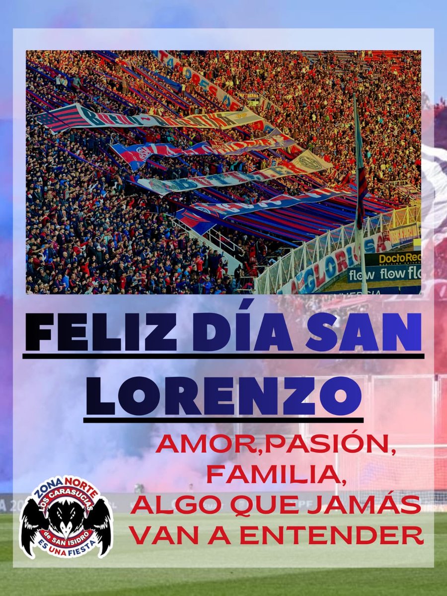 carasuciasSI's tweet photo. 💙POR LOS COLORES DE ESTE AMOR*
❤️

Que me perdone Cupido pero mi gran amor viste azulgrana y nació en Boedo.
Feliz día san lorenzo de mis amores.🐦‍⬛

#ÁreaPrensa
#LosCarasucias 
#ZonaNorteEsUnaFiesta https://t.co/rmC2amUJEd