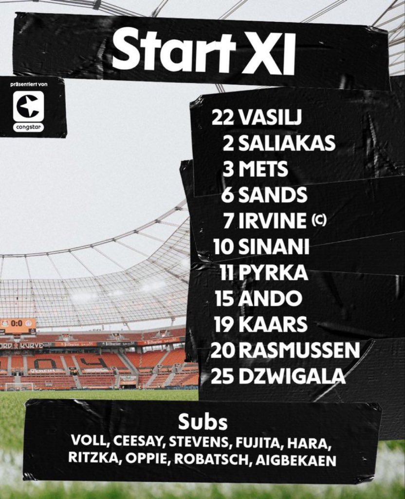 BUN_ARAB's tweet photo. 🚨🚨 |
• باير ليفركوزن Vs سانت باولي
- تشكيلة الفريقين . #FCSPB04 https://t.co/SePj70H3e7