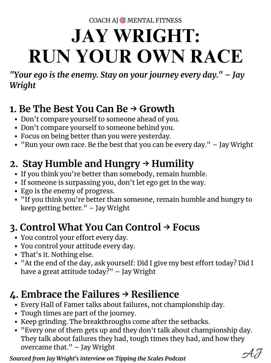 <a href="/thewinningdiff1/">The Winning Difference</a> It takes growth, humility, focus, and resilience.

You have to go out and earn it every day.