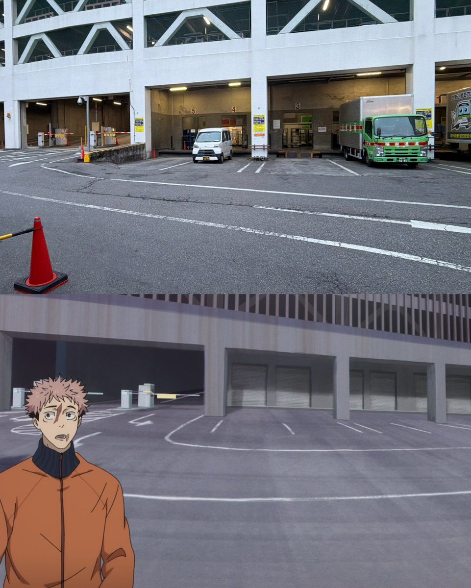 今期のアニメ呪術廻戦で、賭け試合している「栃木県の駐車場跡地」は宇都宮駅前にあるトナリエの立体駐車場が舞台になってます
#栃木県