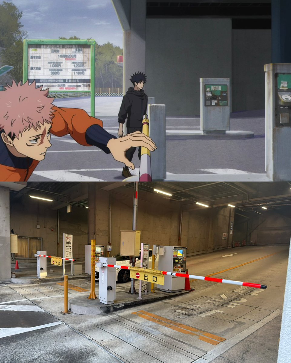 matsuzawaakira's tweet photo. 今期のアニメ呪術廻戦で、賭け試合している「栃木県の駐車場跡地」は宇都宮駅前にあるトナリエの立体駐車場が舞台になってます
#栃木県 https://t.co/Jvi96I4pUB