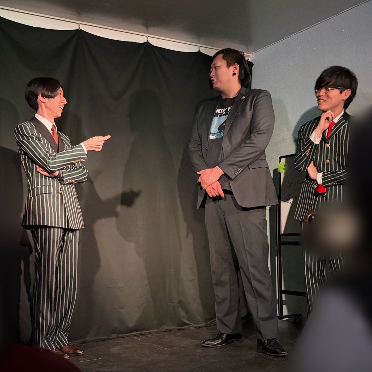 #チームベルタの栄光 観てきた！
3組のネタはもちろんオープニングトークからコーナーまでずっと楽しかった！グッズ会議一緒にできるの新鮮♩終始ハイライトと言っても過言ではない贅沢ライブやった。スヌーピーと急な標準語とバックドラフトと緑を蔑ろにしない！で泣くほど笑った。 #チームベルタ