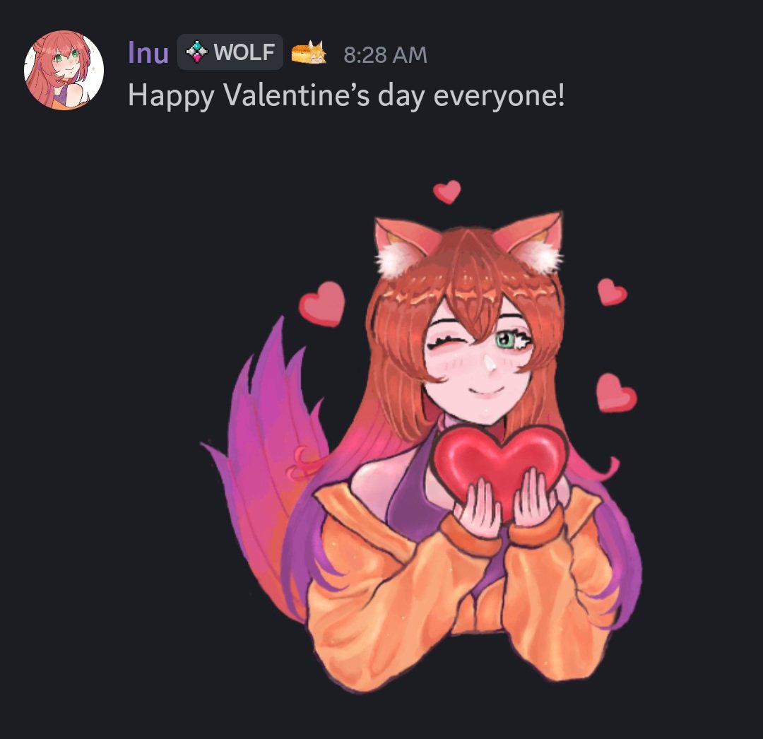 InuOfTheNet's tweet image. Happy valentine's day! 
#vtuber #vtubers #drpepper @drpepper