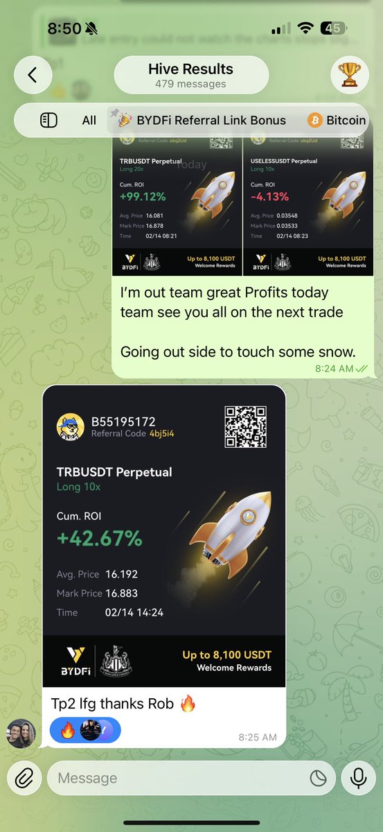 Just nailed $trb and and our first loss in $useless 12 wins 1 loss not bad!
#BTC