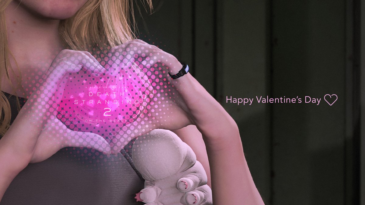 KojiPro2015_EN's tweet photo. Happy Valentine’s Day! ♥️💙
Sending a little love from the world of DEATH STRANDING 2.👍

＃DeathStranding2 #happyvalentine #valentinesday https://t.co/JfwrliuHV6