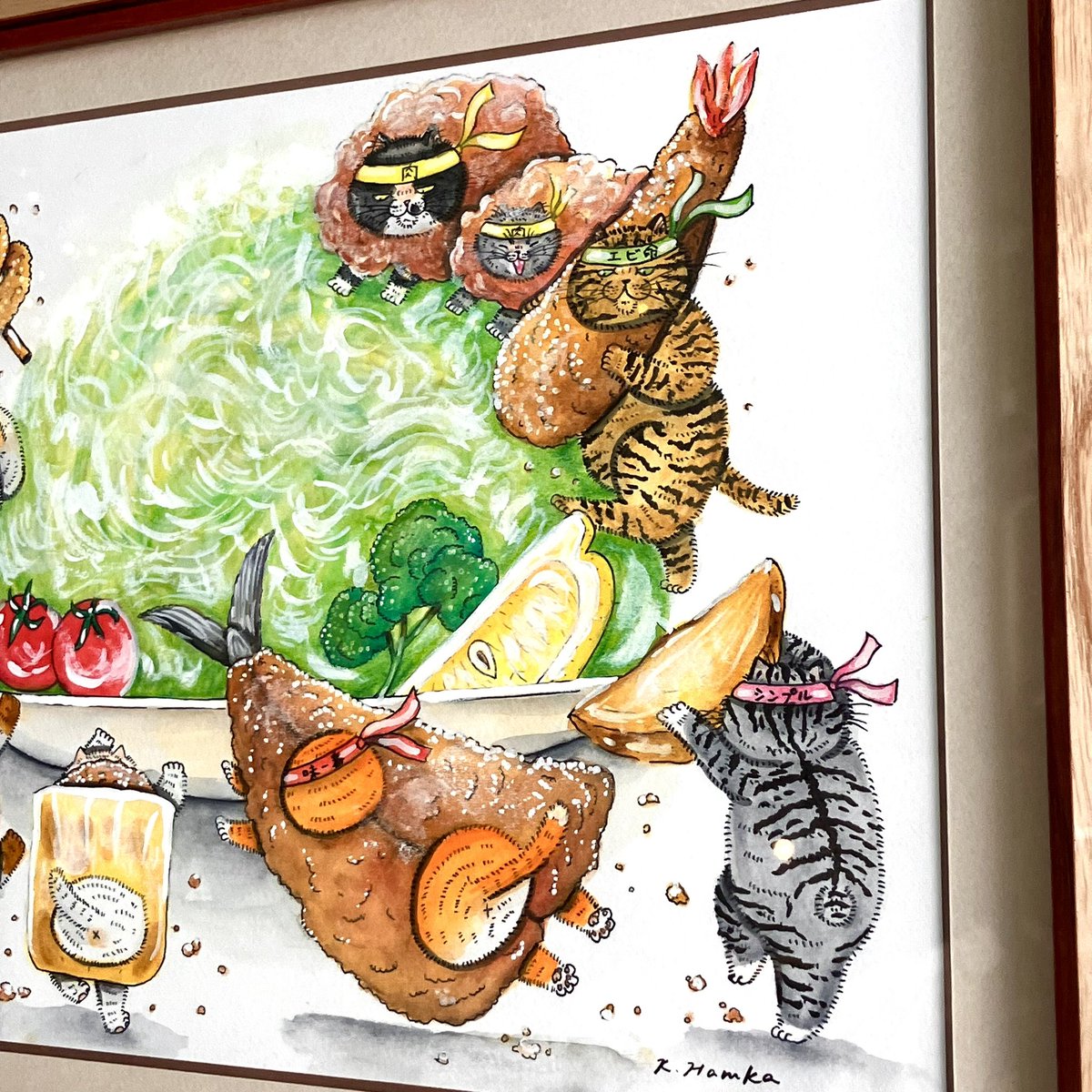 🦑イカ魂

種類豊富

🍖肉

味一番

🍤エビ命

シンプル

ハチマキの文字からもう楽しい😆

『今夜のおかず大作戦』

ねこのきたむらさんの食べ物が美味しそうなんです🥬

明日2月15日(日)
ふくろう雑貨ho-ho-
⚠️ねこふくろう展最終日⚠️