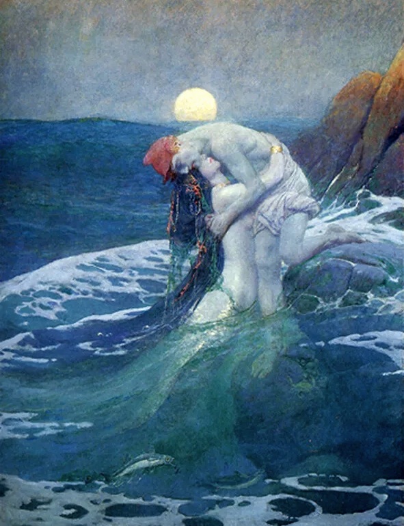 Near, far, wherever you are
I believe that the heart does go on
Once more, you open the door
And you're here in my heart
And my heart will go on and on...

Will Jennings
(Titanic soundtrack lyrics)

#SanValentinoDay
<a href="/SalaLettura/">©️ Il Caffè Letterario</a> 

Howard Pyle #paintings