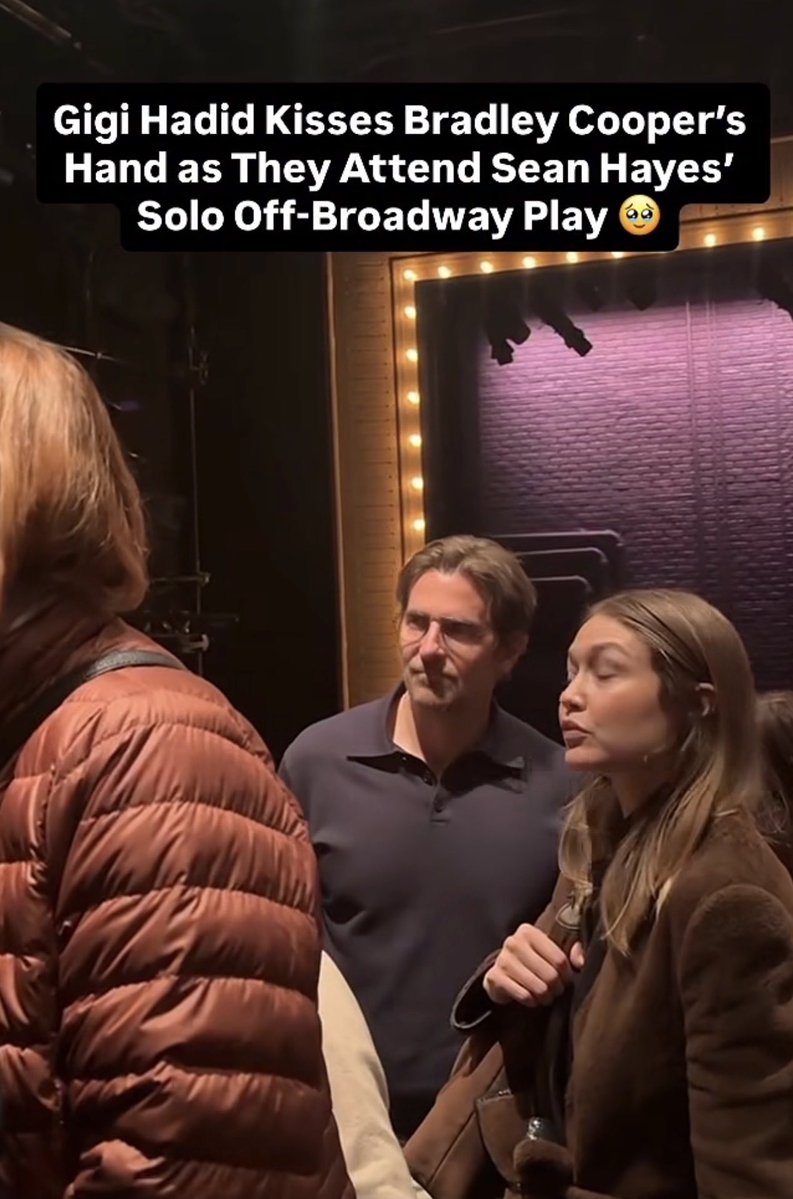 Gigi Hadid with her Gigi Hadad